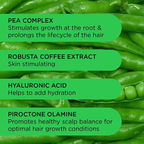 Noughty 97% Natural Get Set Grow Tonic, Leave in Treatment for Thicker and Fuller Looking Hair with Pea Complex and Hyaluronic Acid, Sulphate Free Vegan Haircare 75ml in Kuwait