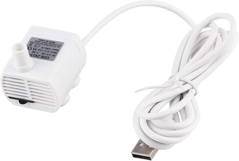 Driew 3W DC 3.5-8V USB Water Pump with Power Cord, Solar Mini Submersible,Brushless,Waterproof (1, Black) in Saudi Arabia