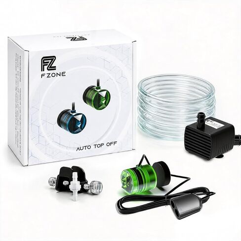 FZONE ATO System, Auto Top Off with Dual Optical Sensors for Aquarium Green in Kuwait
