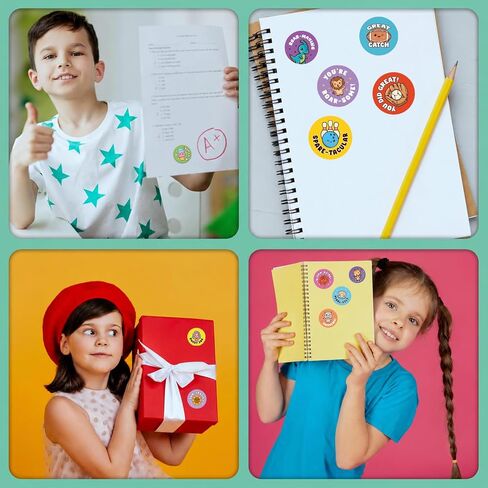 1700 PCS Smelly Scratch and Sniff Stickers by Puraesla - Kids Classroom Rewards with 15 Scents, Fun Scented Stickers for Teachers, Prizes, Motivational Incentive, Back to School Supplies in Saudi Arabia