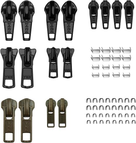Zipper Repair Kit for YKK Metal, Molded Vislon & Coil Zippers in Kuwait