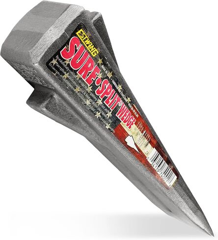 ESTWING Sure Split Wedge - 5-Pound Wood Splitting Tool with Forged Steel Construction & 1-7/8" Cutting Edge - E-5 in Saudi Arabia