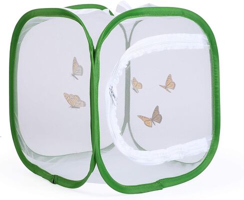 Butterfly Habitat Insect Cage, Full Mesh, 15.7 x 15.7 x 23.6 Inches in Kuwait