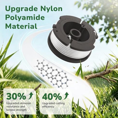 GreatBuddy 3-Pack AF-100 Weed Eater Spool Compatible with Black Decker String Trimmers, 30ft, 0.065-Inch in Kuwait