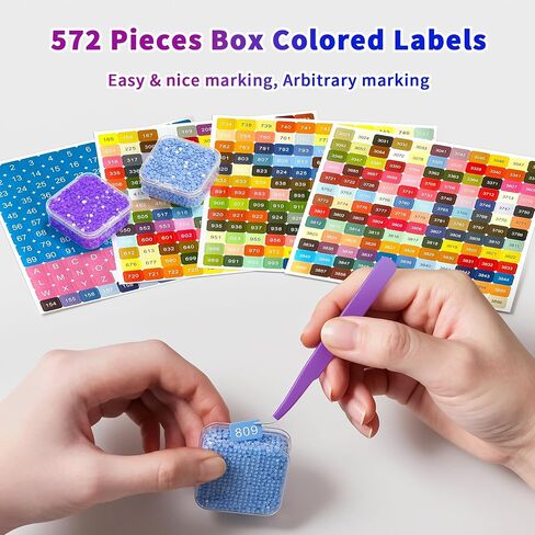 4-Tier Diamond Painting Storage Containers, 120 Pcs Large Capacity in Kuwait