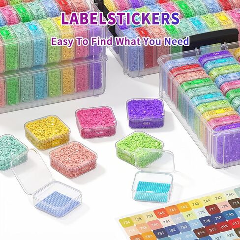 4-Tier Diamond Painting Storage Containers, 120 Pcs Large Capacity in Kuwait