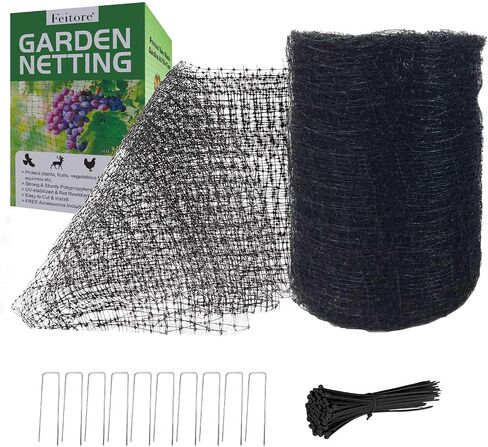 Feitore Deer Fence Netting, 7 x 100 Feet Bird Netting Anti Bird Deer Protection Net Reusable Protective Garden Netting for Plants Fruit Trees Vegetables Against Birds, Deer and Other Animals in Kuwait