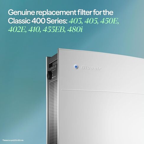 BLUEAIR Classic 400 Series Genuine Particle Replacement Filter; fits Classic 480i, 402, 403, 405, 410, 450E, 455EB, White in Saudi Arabia