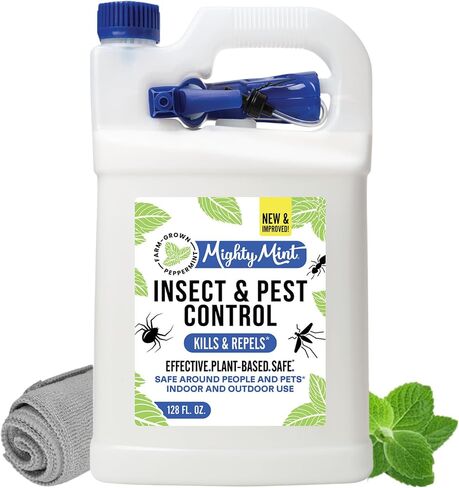Mighty Mint Gallon (128 oz) Insect and Pest Control Peppermint Oil - Natural Spray for Spiders, Ants, and More in Kuwait