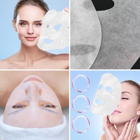 DIY Facial Beauty Mask Sheets Nonwoven Fabric 50pcs in Kuwait