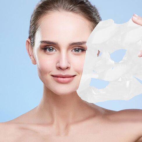 DIY Facial Beauty Mask Sheets Nonwoven Fabric 50pcs in Kuwait