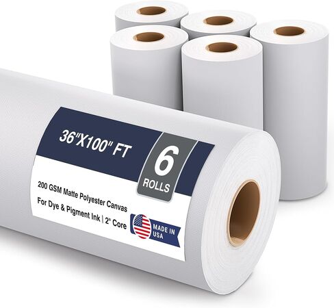 Matte Inkjet Canvas Roll for Epson, Canon & HP Printers in Kuwait