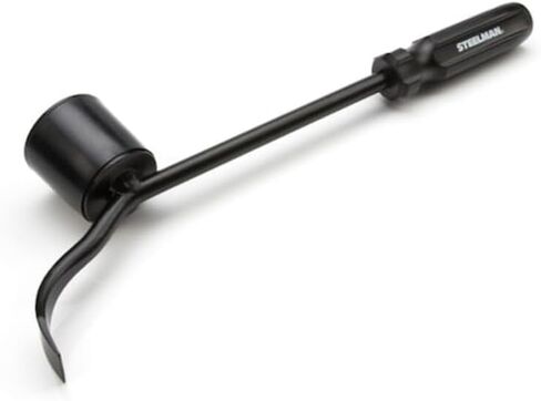 Steelman Hubcap Remover Tool for Auto Mechanics, Heavy-Duty Steel, Large Rubber Hammer Face, Wide Prying Blade, Secure Grip in Kuwait