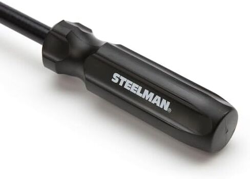Steelman Hubcap Remover Tool for Auto Mechanics, Heavy-Duty Steel, Large Rubber Hammer Face, Wide Prying Blade, Secure Grip in Kuwait