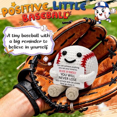 Positive Christmas Crochet Baseball Mom Gifts for Men Women Birthday in Saudi Arabia