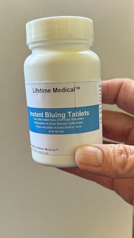 Instant Bluing Tablets - Drug Test Adulteration Prevention (100/bottle) in Saudi Arabia