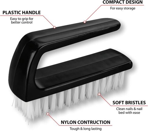 Performance Tool W3300 Nail Brush,,Black / White in Kuwait
