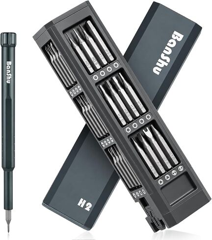 Banshu Precision Screwdriver Set, 46 in 1 Mini Screwdriver Set with Case, Pocket Magnetic Screwdriver Kit, Repair Tool Kit for Electronics, Watch, Eyeglass, Computer, Phone in Kuwait