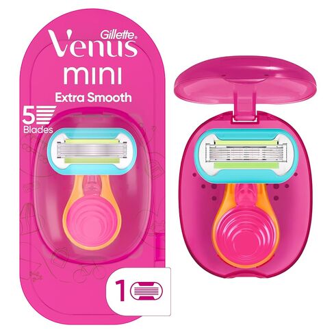 Gillette Venus Snap Cosmo Pink with Extra Smooth Women's On-The-Go Razor - 1 Handle + 1 Refill in Saudi Arabia
