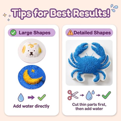 TMOL 103 Pcs Magic Foam Texture Painting Kit, Mess Free Craft Kits for Kids in Saudi Arabia