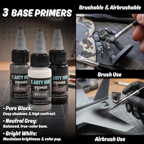 Model Paint Set, 34-Piece Miniature Painting Kit, Ready-to-Spray in Kuwait