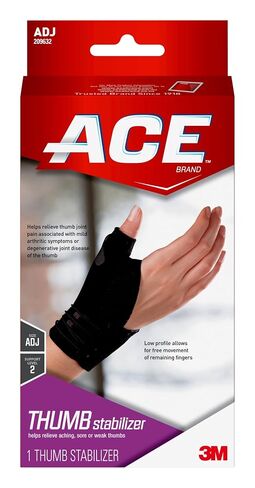 مثبت الإبهام من العلامة التجارية ACE، دعم الإبهام للإبهام المتقرحة أو الضعيفة أو المصابة، مثبت إبهام قابل للتعديل مع سهولة الاستخدام، مقاس واحد يناسب الجميع in Kuwait
