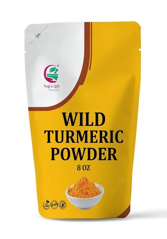 Yogi’s Gift | 100% Pure Organic Wild Turmeric Powder For Face | 8 Oz (227 grams) | Kasturi Manjal | Curcuma Aromatica | Amba haldi | Promotes Glowing Skin in Saudi Arabia