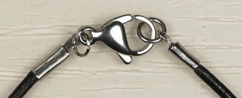 Intricate Highly Detailed Small Horse Printed Pendant Black Leather Cord Necklace, Length Choices, Gift for Her or Him in Saudi Arabia