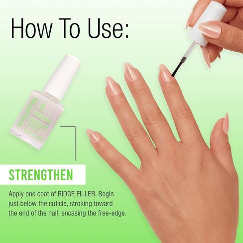 Nail Tek Foundation 1, Ridge Filling Strengthening Base Coat for Strong, Healthy Nails, 0.5 oz, 2-Pack in Kuwait