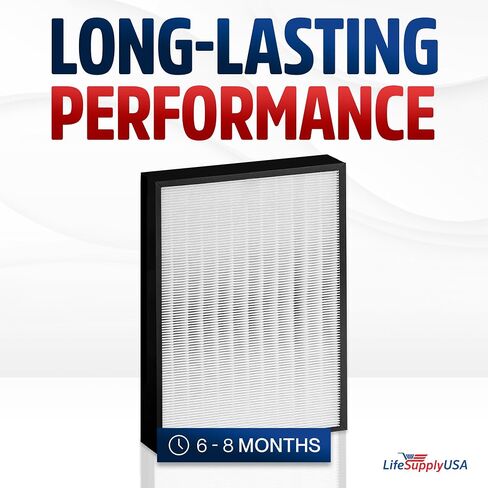 LifeSupplyUSA HEPA Filter Replacement Compatible with Envion AllergyPro Allergy Pro AP450 AP 450 in Saudi Arabia