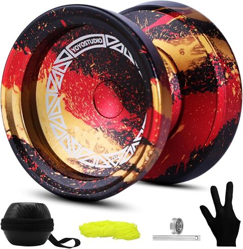 YOYOSTUDIO D24 Professional Yoyo for Kids 8-12, Finger Spin Trick Yoyo in Kuwait