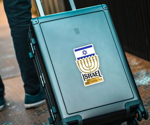 Israel Souvenir Stickers 3-Pack - Handmade Travel Collectible Decals - Flag & Landmark Design (3" Wide (Medium)) in Saudi Arabia