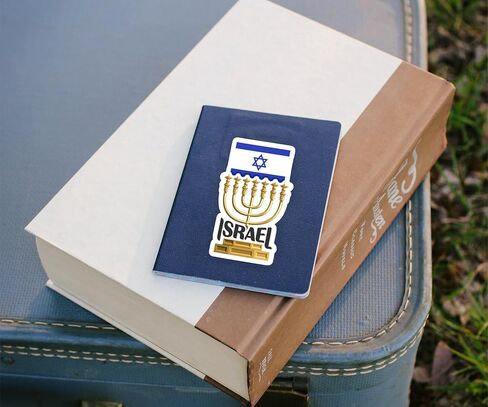 Israel Souvenir Stickers 3-Pack - Handmade Travel Collectible Decals - Flag & Landmark Design (3" Wide (Medium)) in Saudi Arabia