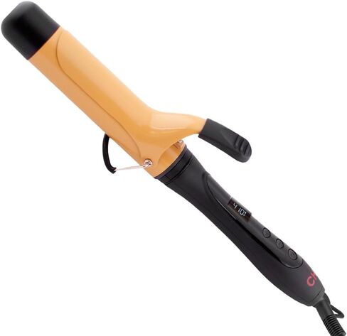 Chi Air Ca1035 Texture Tourmaline Ceramic Curling Iron 1 1/2 Inch, , Onyx Black in Kuwait