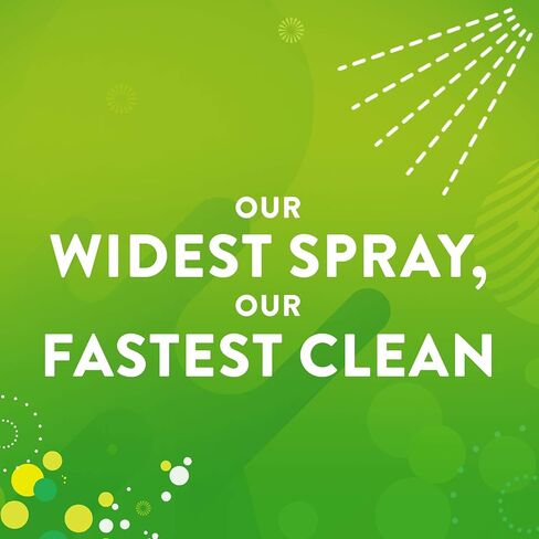 Scrubbing Bubbles Mega Shower Foamer Disinfecting Spray, Multi-Surface Bathroom and Tile Cleaner Grime Fighter, Removes 100% Soap Scum, Rainshower Scent, 32 oz in Kuwait