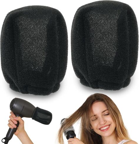 Hair Dryer Sock Diffuser Cover Prevents Heat Damage and Controls Frizz fit for Hairstyling Accessories (2pcs) in Kuwait