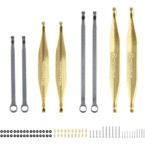LCG Weights Chassis Links for SCX30, Brass & Titanium in Kuwait