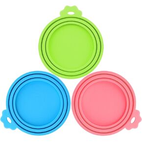 Pet Food Can Covers-Comtim 3 Pack Silicone Can Lids Caps for Dog Cat Wet Food,Universal Size Fit Most Standard Size Canned Dog and Cat Food in Saudi Arabia