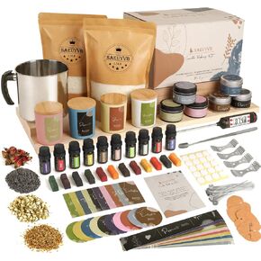 SAEUYVB Candle Making Kit,DIY Soy Candle Making Supplies/Kit for Adults in Kuwait