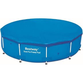 Bestway Flowclear 14 Foot x 8 Foot 2 Inch Solar Heat Oval Pool Cover for above and In-Ground Swimming Pools, Blue (Cover Only) in Saudi Arabia
