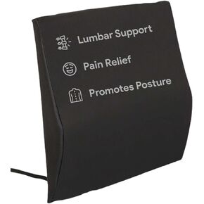Wheelchair Lumbar Pillow - Back Pain Relief - Contours Your Lower Back Posture - Adjustable Back Support Pillow - Prevents Wheelchair Hammocking - 16" x 17" in Saudi Arabia