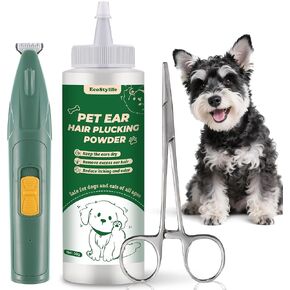 Dog Ear Hair Removal Tool with Ear Powder for Dogs Plucking in Kuwait