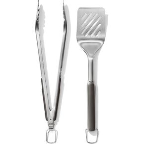 OXO Good Grips Grilling Tools, Tongs and Turner Set, Black in Saudi Arabia