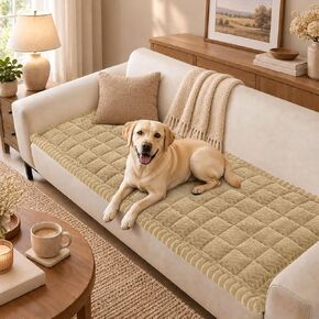 hyha Couch Cover for Dogs, Non-Slip Fuzzy Pet Sofa Cover Washable in Kuwait