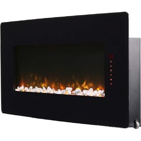 Dimplex Winslow 42" Wall-Mounted/Tabletop Electric Linear Fireplace (Model: SWM4220), 4777 BTU, 120 Volt, 1400 Watt, Black in Kuwait