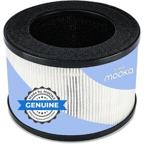Mooka Official Certified True H13 HEPA Air Filters Replacement for M01 Purifier, Removes Dust, Smoke, Odor, Dander, Pollen, 1 Pack in Saudi Arabia