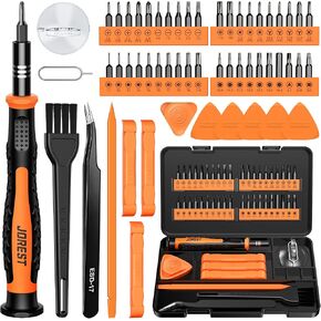مجموعة مفك براغي دقيقة 38 قطعة من JOREST، مجموعة أدوات مع Torx T5 T6 T8 T9، Triwing Y00، Star P5، إلخ، إصلاح لجرس الباب الدائري، الكمبيوتر المحمول، التبديل، PS4، Xbox، Macbook، iPhone، Watch، Glass، إلخ in Kuwait
