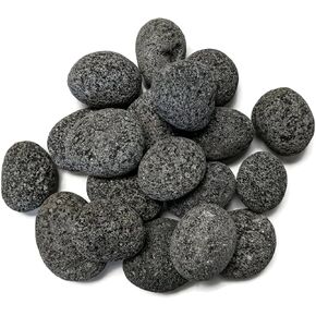 Midwest Hearth 100% Natural Lava Stones for Gas Fire Pit and Fireplace (Medium (1" - 2")) in Saudi Arabia