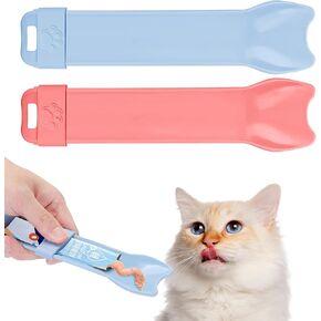 2 Pcs Cat Strip Feeders, Strip Squeeze Spoon for Wet Food Liquid Snack in Saudi Arabia