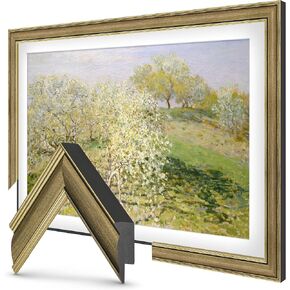 Industrial Brass 3" Deco TV Frame for Samsung The Frame/Pro TVs in Kuwait